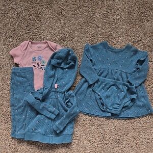 Carter's babywear preowned sets 3 to 6 months